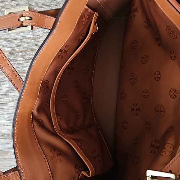 Tory Burch Saffiano Leather Tote Bag - Picture 4 of 7